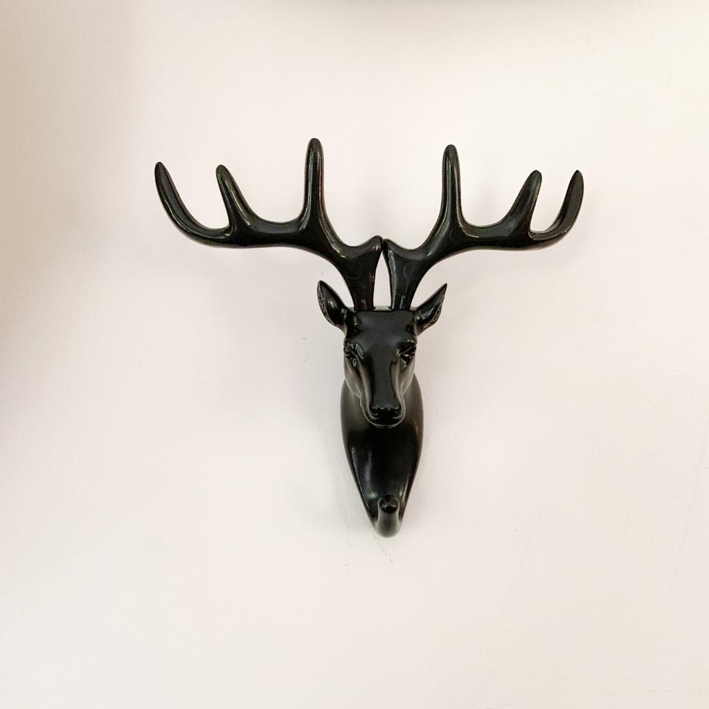 Home Decorative Hook Deer Head Decorated All-Copper Hook Wall