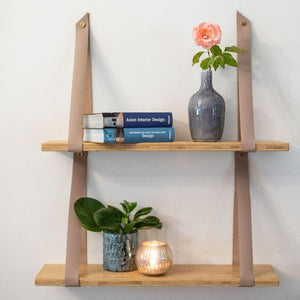 single wood shelf 